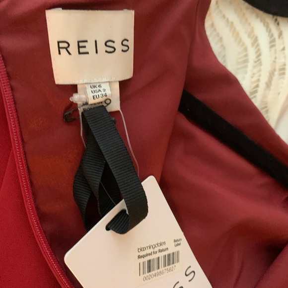 Reiss Red Shift Dress - Picture 3 of 3